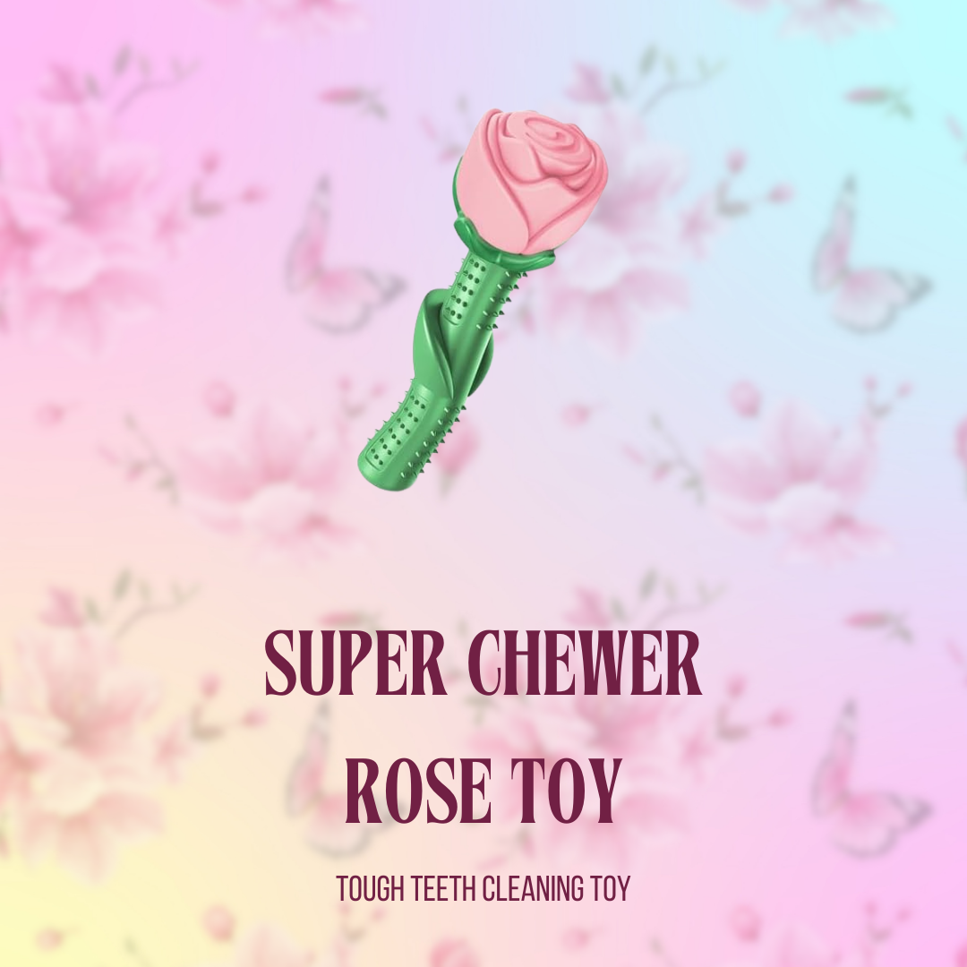 Red Rose Super Chewer Toy