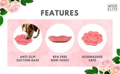 Floral Silicone Slow Feeder