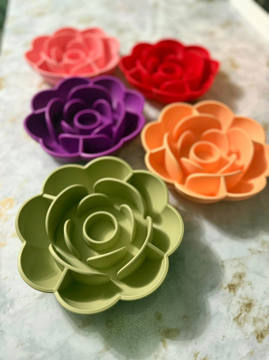 Floral Silicone Slow Feeder