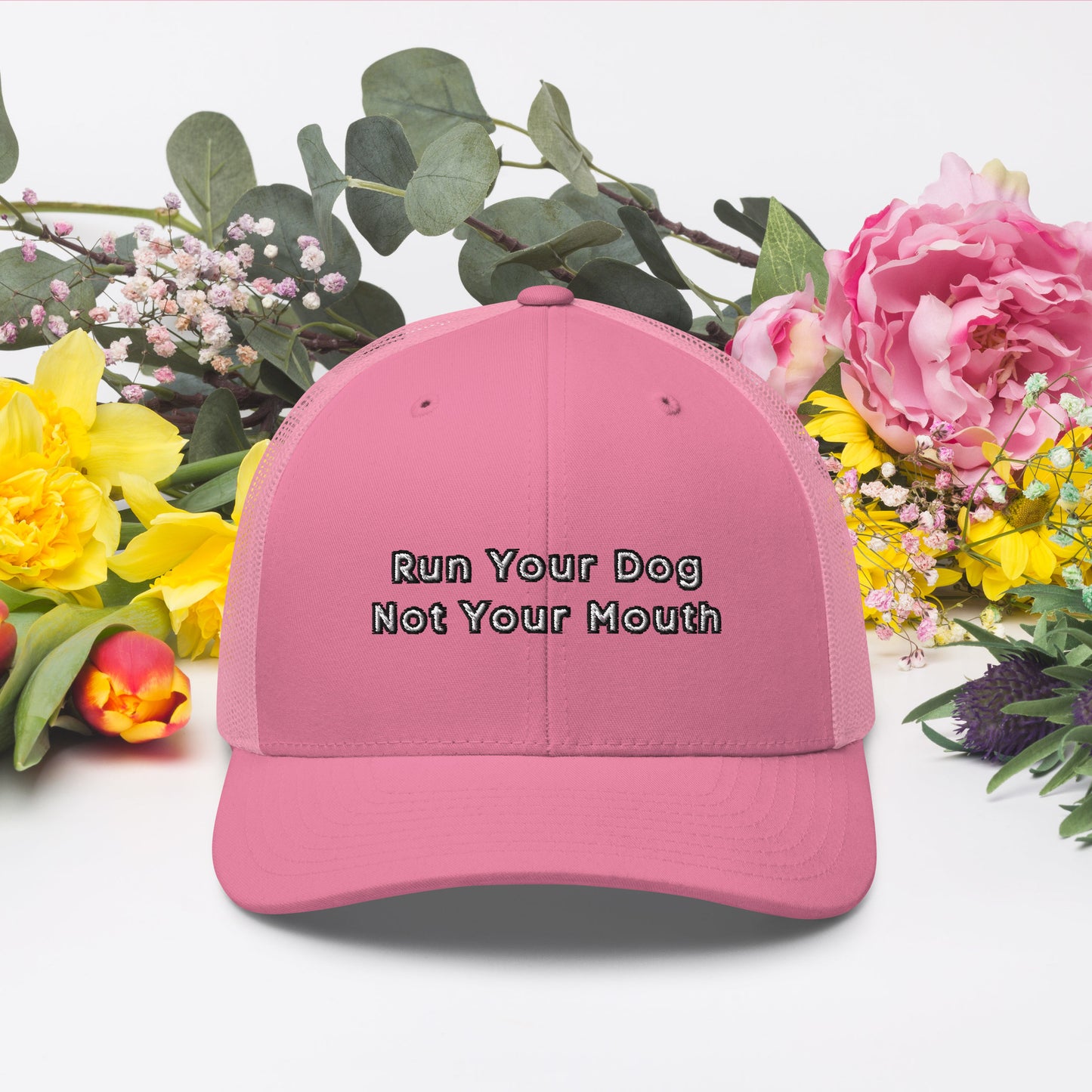 Run Your Dog Not Your Mouth Ballcap